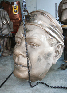 Maya Angelou Bronze Head